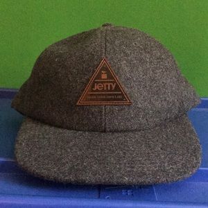 Jetty flat brim hat with adjustable strap